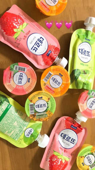 데르뜨 떠먹는 과일 3종, 짜먹는 과일 2종 총 10개 체험 — 5점을 준 리뷰어가 2020년 3월 올린 사용 사진