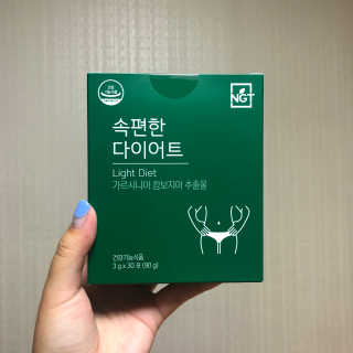 네츄럴굿띵스 속편한 다이어트 30포 — 3.5점을 준 리뷰어가 2019년 9월 올린 사용 사진
