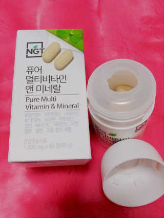 네츄럴굿띵스 퓨어 멀티비타민 앤 미네랄 30일분 — 5점을 준 리뷰어가 2018년 6월 올린 사용 사진