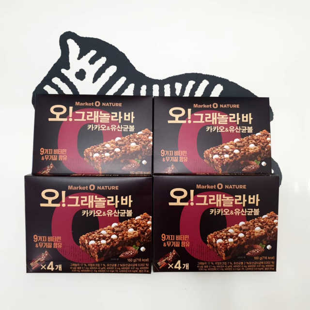 오그래놀라바 카카오앤유산균볼 리뷰 사진