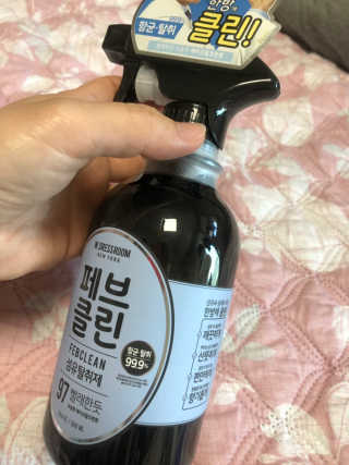 더블유드레스룸 페브클린 500ml — 4.67점을 준 리뷰어가 2018년 11월 올린 사용 사진