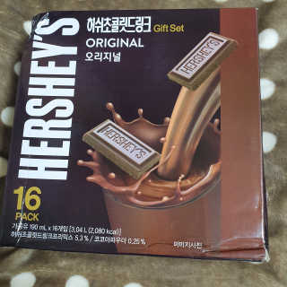 허쉬초콜릿 드링크 허쉬 초콜릿 드링크 선물세트 — 5점을 준 리뷰어가 2019년 11월 올린 사용 사진