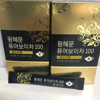 넥스트비티 왕혜문 퓨어 보이차 100 골드라벨 — 3.33점을 준 리뷰어가 2017년 12월 올린 사용 사진