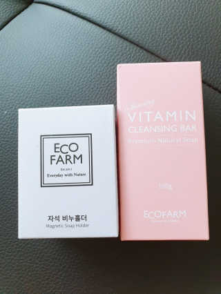 에코팜 샤이닝 비타민 클렌징 비누, 홀더 세트 — 5점을 준 리뷰어가 2019년 4월 올린 사용 사진