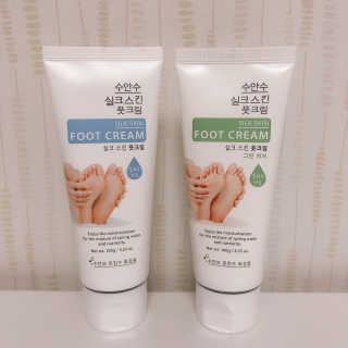 (주)에네스티 에네스티 수안수 실크스킨 풋크림 1+1 — 5점을 준 리뷰어가 2019년 11월 올린 사용 사진