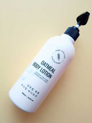 (주)에네스티 내추럴 촉촉  오트밀 바디로션 500ml — 4점을 준 리뷰어가 2019년 12월 올린 사용 사진