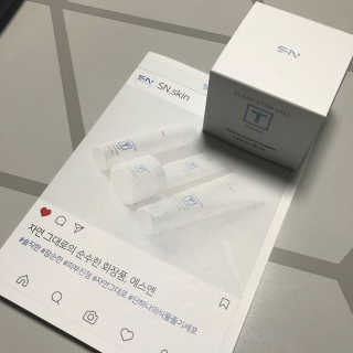 SN 에스엔 티크림 — 5점을 준 리뷰어가 2017년 12월 올린 사용 사진