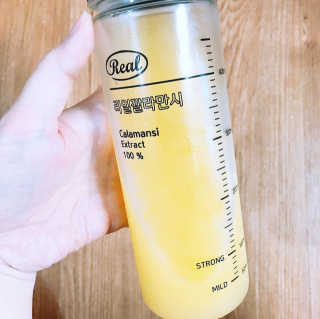 장수농가 리얼깔라만시 — 5점을 준 리뷰어가 2018년 6월 올린 사용 사진