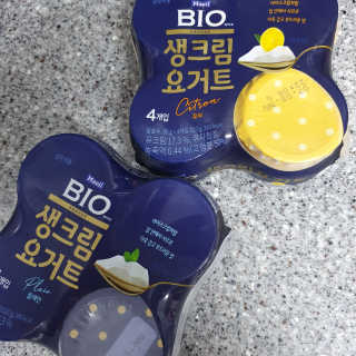 [매일 바이오] 생크림요거트 플레인 12개 + 유자 12개 — 5점을 준 리뷰어가 2019년 7월 올린 사용 사진