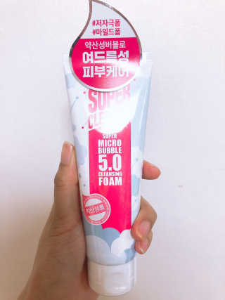미팩토리 슈퍼 마이크로 버블 5.0 클렌징 폼 X 2EA — 4.5점을 준 리뷰어가 2019년 6월 올린 사용 사진