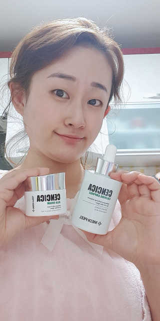 메디필 센시카 알라 크림, 센시카 카밍 앰플 — 5점을 준 리뷰어가 2020년 1월 올린 사용 사진
