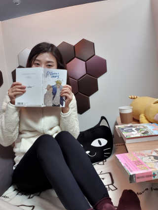 [공간 만화카페] 1인당 3시간 이용+음료 1잔, 2인Set — 4점을 준 리뷰어가 2019년 1월 올린 사용 사진
