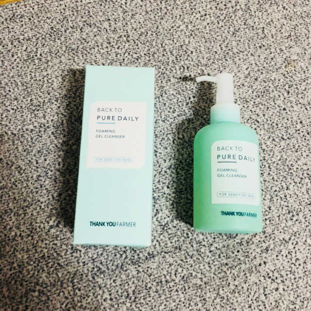 땡큐파머 백 투 퓨어 데일리 포밍 젤 클렌저 리뷰 사진