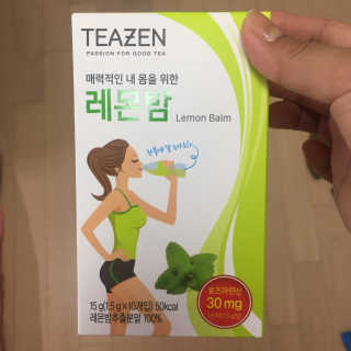 티젠 레몬밤 + 마이보틀 — 5점을 준 리뷰어가 2018년 7월 올린 사용 사진
