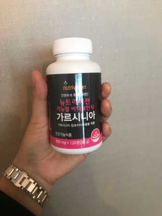 뉴트리비전 리뉴얼 바디체인지 가르시니아 — 5점을 준 리뷰어가 2018년 2월 올린 사용 사진