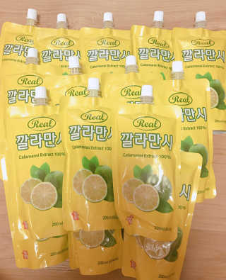 장수농가 리얼깔라만시 — 5점을 준 리뷰어가 2018년 4월 올린 사용 사진