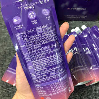 오엔엘 아이가 L-카르니틴 2박스 — 4점을 준 리뷰어가 2019년 4월 올린 사용 사진