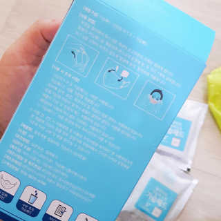 [블루캐롯] 힐링타임 가습마스크 1박스 — 3점을 준 리뷰어가 2019년 7월 올린 사용 사진
