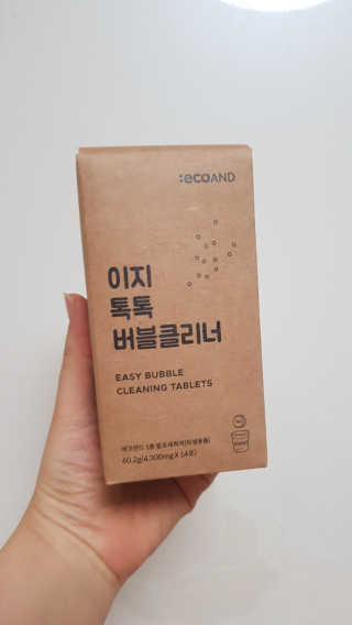[에코앤드]이지톡톡 버블클리너 1종세척제 — 5점을 준 리뷰어가 2019년 6월 올린 사용 사진
