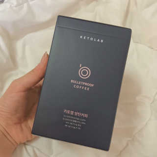 키토랩 방탄커피 일주일용 — 3.5점을 준 리뷰어가 2019년 5월 올린 사용 사진