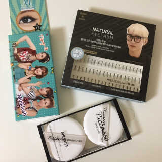 피카소 밍크래쉬속눈썹 1종 + 내추럴속눈썹 1종 랜덤증정 — 3.5점을 준 리뷰어가 2019년 9월 올린 사용 사진