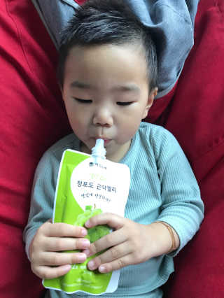 자연지애 곤약젤리 — 5점을 준 리뷰어가 2018년 10월 올린 사용 사진