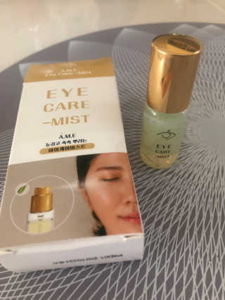 에이엠이 눈감고 촉촉 뿌려 눈피로를 완화하는 아이케어미스트 — 3점을 준 리뷰어가 2019년 6월 올린 사용 사진