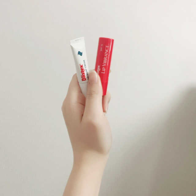 블리스텍스 립 릴리프 크림 립밤, 립 바이브런스 립밤 리뷰 사진