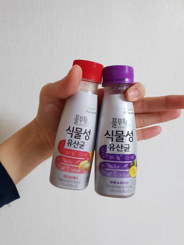 식물성유산균 레드앤오메가 + 푸룬앤바이오 리뷰 사진