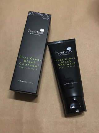 퓨어힐스 포어 클리어 블랙 챠콜 필오프 팩 — 4점을 준 리뷰어가 2019년 3월 올린 사용 사진