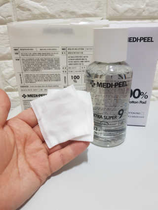 [메디필]엑스트라 슈퍼9 250ml+화장솜40ea — 5점을 준 리뷰어가 2020년 3월 올린 사용 사진