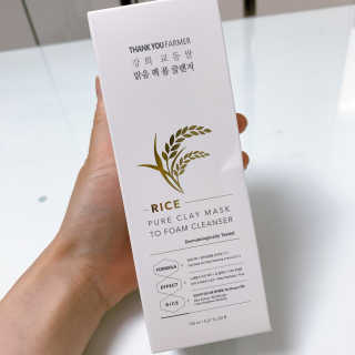 땡큐파머 강화 교동쌀 맑음 팩 폼 클렌저 — 5점을 준 리뷰어가 2020년 3월 올린 사용 사진