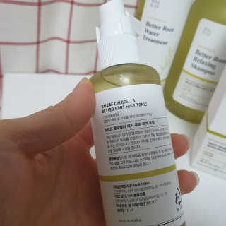 달리프 클로렐라 베러 루트 헤어토닉 100ml — 4점을 준 리뷰어가 2020년 1월 올린 사용 사진