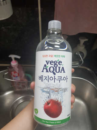 베지아쿠아 475ml + 리필 1000ml 1Set — 4.5점을 준 리뷰어가 2019년 7월 올린 사용 사진
