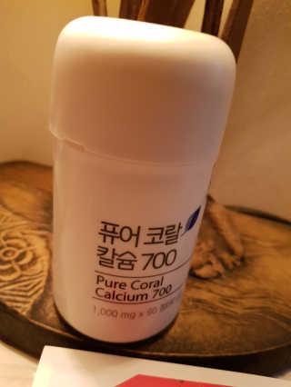 네츄럴굿띵스 퓨어 코랄 칼슘 700 30일분 — 4.33점을 준 리뷰어가 2018년 6월 올린 사용 사진