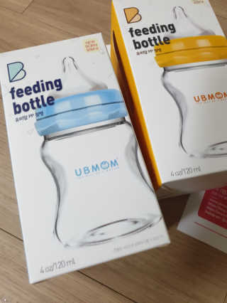 유비맘 신생아젖병 120ml 트리플팩_ 젖꼭지 포함 — 5점을 준 리뷰어가 2020년 1월 올린 사용 사진