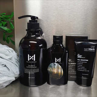 밀리언퍼센트 더블디 풀컬렉션 바디워시 세트 — 4.67점을 준 리뷰어가 2018년 10월 올린 사용 사진
