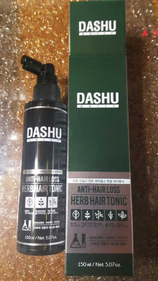 다슈코리아 다슈 데일리 안티 헤어로스 허브 헤어토닉 150ml — 5점을 준 리뷰어가 2019년 10월 올린 사용 사진