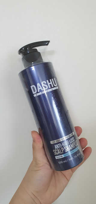 다슈코리아 다슈 데일리 단백질 한방 두피 골드 샴푸 500ml — 5점을 준 리뷰어가 2019년 11월 올린 사용 사진