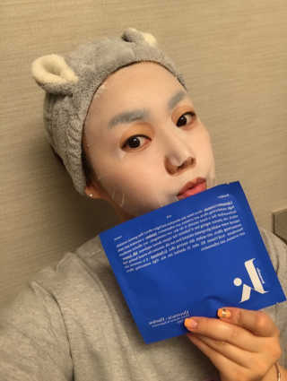키노닉스 Querencia_Flawless 마스크팩 — 5점을 준 리뷰어가 2019년 5월 올린 사용 사진
