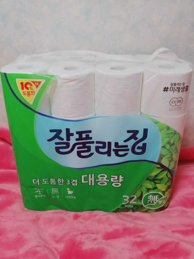 잘풀리는집 더 도톰한 3겹 대용량 리뷰 사진