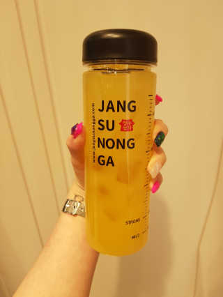 장수농가 리얼깔라만시 원샷 50ml 10팩+보틀 — 5점을 준 리뷰어가 2019년 5월 올린 사용 사진