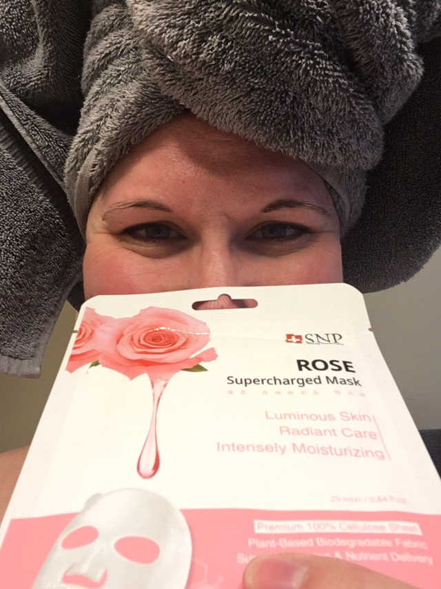 SNP Supercharged Mask_Rose Centifoli Flower 리뷰 사진