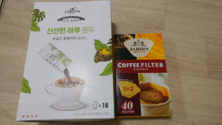 (주)쟈뎅 [쟈뎅] 클래스 신선한 하루 원두+여과지 SET — 5점을 준 리뷰어가 2019년 3월 올린 사용 사진