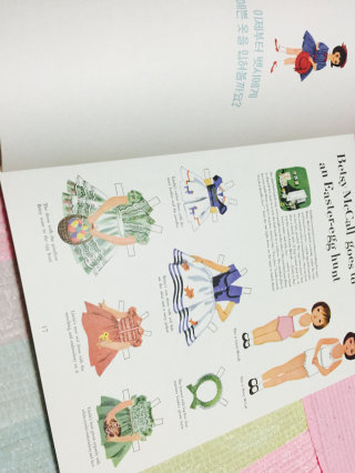 moRan 미국 빈티지 종이인형 American Paper Doll — 1.5점을 준 리뷰어가 2016년 8월 올린 사용 사진