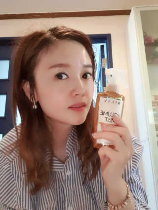 라쿰 와칸 프로테인 스프레이 볼륨미스트 — 5점을 준 리뷰어가 2019년 5월 올린 사용 사진