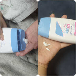 세바메드 베이비 바디밀크 200ml — 5점을 준 리뷰어가 2019년 12월 올린 사용 사진