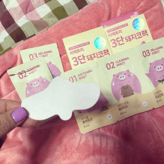 미팩토리 3단 돼지코팩 3매입 X 2 — 5점을 준 리뷰어가 2018년 2월 올린 사용 사진