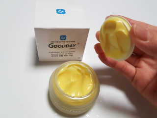 GoodDay Skincare GoodDay 강황 크림 — 5점을 준 리뷰어가 2019년 5월 올린 사용 사진