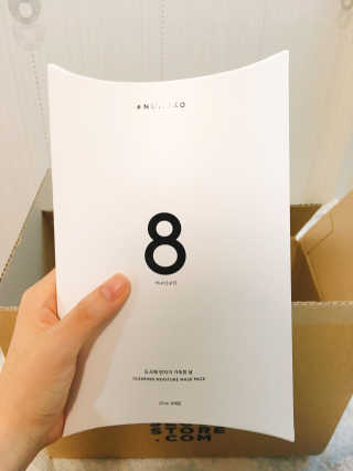 누메로 8 클리어링 모이스처 마스크팩 — 3.5점을 준 리뷰어가 2016년 12월 올린 사용 사진